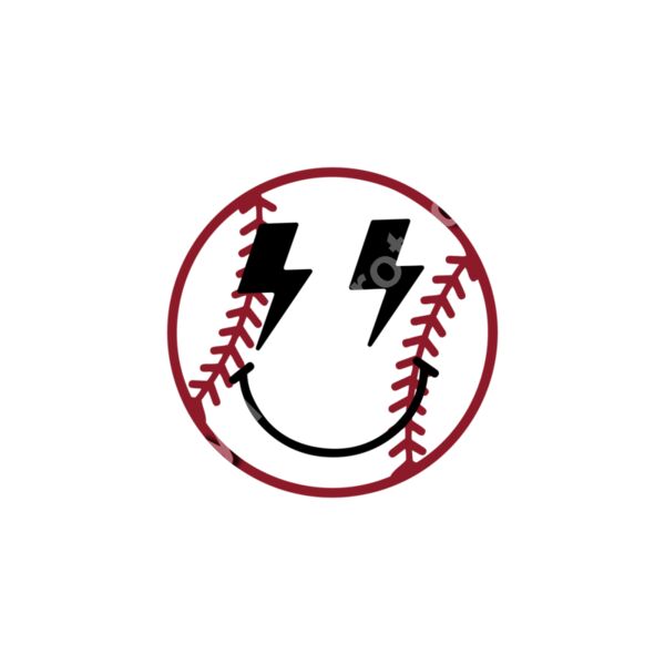 BASBALL LIGHTING BOLTS Thumbnail