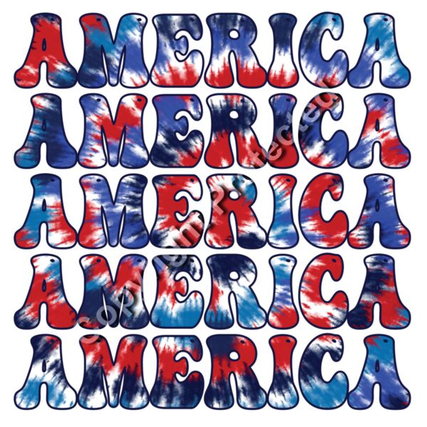 merica tie dye Thumbnail