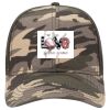 OTTO CAP Cotton Twill Camouflage 6 Panel Low Profile Mesh Back Trucker Hat Thumbnail