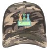OTTO CAP Cotton Twill Camouflage 6 Panel Low Profile Mesh Back Trucker Hat Thumbnail