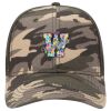 OTTO CAP Cotton Twill Camouflage 6 Panel Low Profile Mesh Back Trucker Hat Thumbnail