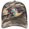 OTTO CAP Cotton Twill Camouflage 6 Panel Low Profile Mesh Back Trucker Hat Thumbnail