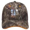 Mossy Oak Camouflage Superior Polyester Twill Sandwich Visor 6 Panel Low Profile Baseball Cap Thumbnail