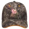 Mossy Oak Camouflage Superior Polyester Twill Sandwich Visor 6 Panel Low Profile Baseball Cap Thumbnail