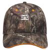 Mossy Oak Camouflage Superior Polyester Twill Sandwich Visor 6 Panel Low Profile Baseball Cap Thumbnail