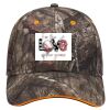 Mossy Oak Camouflage Superior Polyester Twill Sandwich Visor 6 Panel Low Profile Baseball Cap Thumbnail