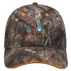 Mossy Oak Camouflage Superior Polyester Twill Sandwich Visor 6 Panel Low Profile Baseball Cap Thumbnail