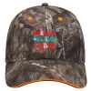 Mossy Oak Camouflage Superior Polyester Twill Sandwich Visor 6 Panel Low Profile Baseball Cap Thumbnail