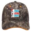 Mossy Oak Camouflage Superior Polyester Twill Sandwich Visor 6 Panel Low Profile Baseball Cap Thumbnail