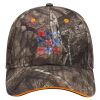 Mossy Oak Camouflage Superior Polyester Twill Sandwich Visor 6 Panel Low Profile Baseball Cap Thumbnail