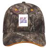Mossy Oak Camouflage Superior Polyester Twill Sandwich Visor 6 Panel Low Profile Baseball Cap Thumbnail