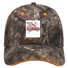 Mossy Oak Camouflage Superior Polyester Twill Sandwich Visor 6 Panel Low Profile Baseball Cap Thumbnail