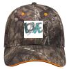 Mossy Oak Camouflage Superior Polyester Twill Sandwich Visor 6 Panel Low Profile Baseball Cap Thumbnail
