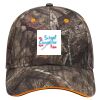 Mossy Oak Camouflage Superior Polyester Twill Sandwich Visor 6 Panel Low Profile Baseball Cap Thumbnail