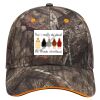 Mossy Oak Camouflage Superior Polyester Twill Sandwich Visor 6 Panel Low Profile Baseball Cap Thumbnail
