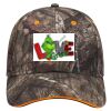 Mossy Oak Camouflage Superior Polyester Twill Sandwich Visor 6 Panel Low Profile Baseball Cap Thumbnail