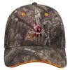 Mossy Oak Camouflage Superior Polyester Twill Sandwich Visor 6 Panel Low Profile Baseball Cap Thumbnail