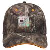 Mossy Oak Camouflage Superior Polyester Twill Sandwich Visor 6 Panel Low Profile Baseball Cap Thumbnail