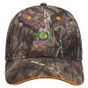 Mossy Oak Camouflage Superior Polyester Twill Sandwich Visor 6 Panel Low Profile Baseball Cap Thumbnail
