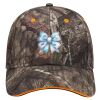 Mossy Oak Camouflage Superior Polyester Twill Sandwich Visor 6 Panel Low Profile Baseball Cap Thumbnail