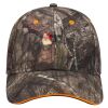Mossy Oak Camouflage Superior Polyester Twill Sandwich Visor 6 Panel Low Profile Baseball Cap Thumbnail