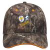 Mossy Oak Camouflage Superior Polyester Twill Sandwich Visor 6 Panel Low Profile Baseball Cap Thumbnail