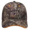 Mossy Oak Camouflage Superior Polyester Twill Sandwich Visor 6 Panel Low Profile Baseball Cap Thumbnail