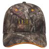 Mossy Oak Camouflage Superior Polyester Twill Sandwich Visor 6 Panel Low Profile Baseball Cap Thumbnail