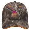 Mossy Oak Camouflage Superior Polyester Twill Sandwich Visor 6 Panel Low Profile Baseball Cap Thumbnail
