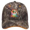Mossy Oak Camouflage Superior Polyester Twill Sandwich Visor 6 Panel Low Profile Baseball Cap Thumbnail