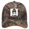 Mossy Oak Camouflage Superior Polyester Twill Sandwich Visor 6 Panel Low Profile Baseball Cap Thumbnail