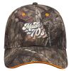 Mossy Oak Camouflage Superior Polyester Twill Sandwich Visor 6 Panel Low Profile Baseball Cap Thumbnail