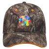 Mossy Oak Camouflage Superior Polyester Twill Sandwich Visor 6 Panel Low Profile Baseball Cap Thumbnail