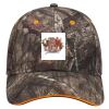 Mossy Oak Camouflage Superior Polyester Twill Sandwich Visor 6 Panel Low Profile Baseball Cap Thumbnail