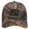 Mossy Oak Camouflage Superior Polyester Twill Sandwich Visor 6 Panel Low Profile Baseball Cap Thumbnail
