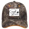 Mossy Oak Camouflage Superior Polyester Twill Sandwich Visor 6 Panel Low Profile Baseball Cap Thumbnail