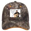 Mossy Oak Camouflage Superior Polyester Twill Sandwich Visor 6 Panel Low Profile Baseball Cap Thumbnail