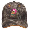 Mossy Oak Camouflage Superior Polyester Twill Sandwich Visor 6 Panel Low Profile Baseball Cap Thumbnail
