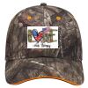 Mossy Oak Camouflage Superior Polyester Twill Sandwich Visor 6 Panel Low Profile Baseball Cap Thumbnail