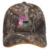 Mossy Oak Camouflage Superior Polyester Twill Sandwich Visor 6 Panel Low Profile Baseball Cap Thumbnail