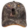 Mossy Oak Camouflage Superior Polyester Twill Sandwich Visor 6 Panel Low Profile Baseball Cap Thumbnail