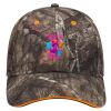Mossy Oak Camouflage Superior Polyester Twill Sandwich Visor 6 Panel Low Profile Baseball Cap Thumbnail