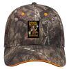 Mossy Oak Camouflage Superior Polyester Twill Sandwich Visor 6 Panel Low Profile Baseball Cap Thumbnail