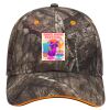 Mossy Oak Camouflage Superior Polyester Twill Sandwich Visor 6 Panel Low Profile Baseball Cap Thumbnail