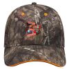 Mossy Oak Camouflage Superior Polyester Twill Sandwich Visor 6 Panel Low Profile Baseball Cap Thumbnail