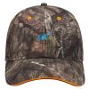 Mossy Oak Camouflage Superior Polyester Twill Sandwich Visor 6 Panel Low Profile Baseball Cap Thumbnail